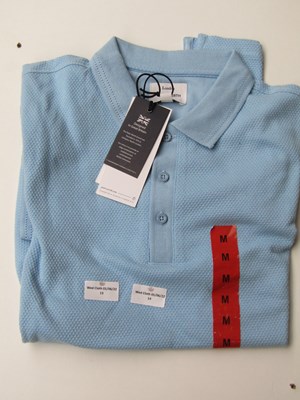 Lot 14 - Peter Werth London Light Blue polo shirt, size M