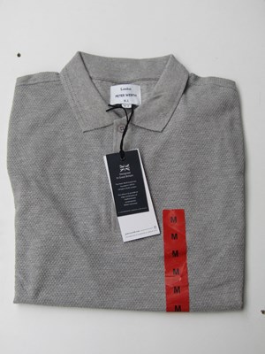 Lot 18 - Peter Werth London Grey Marl polo shirt, size M