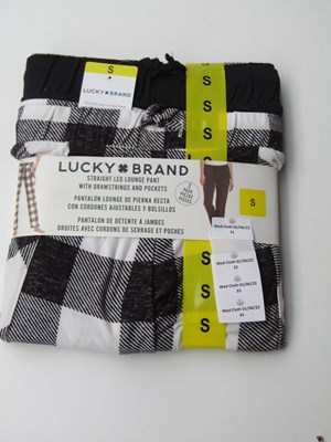 Lot 31 - Lucky Brand straight leg lounge pants, size S