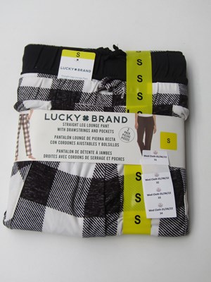 Lot 33 - Lucky Brand straight leg lounge pants, size S