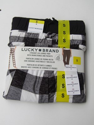 Lot 34 - Lucky Brand straight leg lounge pants, size S