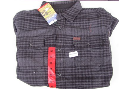Lot 47 - Orvis checkered heavyweight flannel shirt, size M