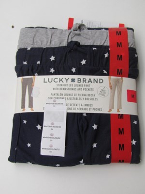 Lot 54 - Lucky Brand straight leg lounge pants, size M