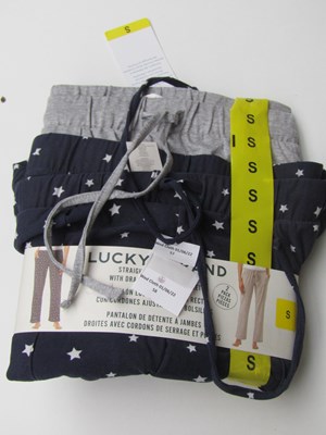 Lot 58 - Lucky Brand straight leg lounge pants, size S