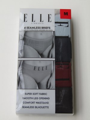 Lot 64 - Elle Lingerie 4 seamless briefs, size M