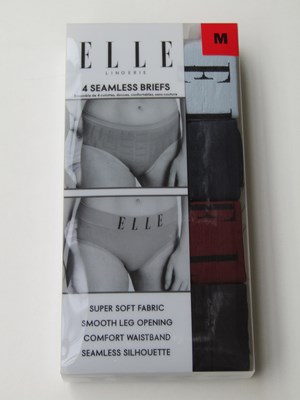 Lot 66 - Elle Lingerie 4 seamless briefs, size M