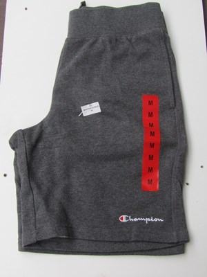 Lot 81 - Champion fleece granite heather shorts, size M